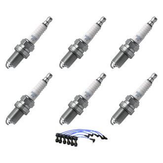 NGK® - Spark Plug Wire and Spark Plug Kit