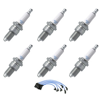 NGK® - Spark Plug Wire and Spark Plug Kit