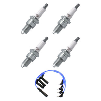 NGK® - Spark Plug Wire and Spark Plug Kit