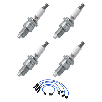 NGK® - Spark Plug Wire and Spark Plug Kit