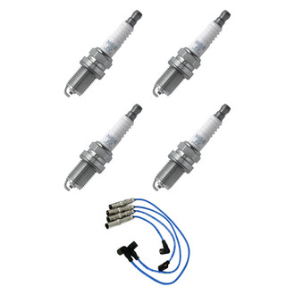 NGK® - Spark Plug Wire and Spark Plug Kit
