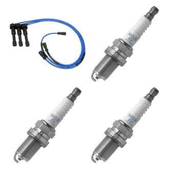 NGK® - Spark Plug Wire and Spark Plug Kit