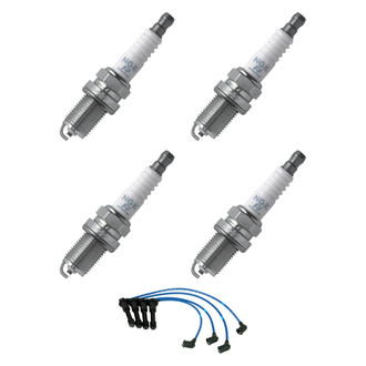 NGK® - Spark Plug Wire and Spark Plug Kit