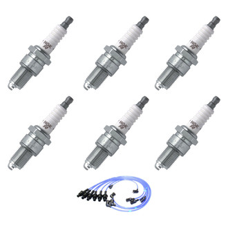 NGK® - Spark Plug Wire and Spark Plug Kit