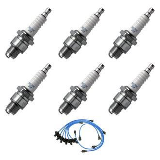NGK® - Spark Plug Wire and Spark Plug Kit