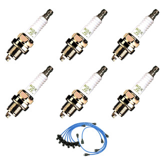 NGK® - Spark Plug Wire and Spark Plug Kit