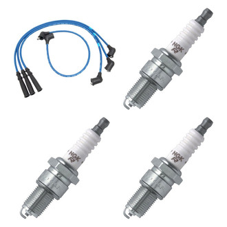 NGK® - Spark Plug Wire and Spark Plug Kit
