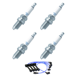 NGK® - Spark Plug Wire and Spark Plug Kit