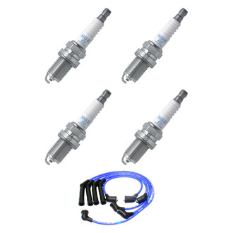 NGK® - Spark Plug Wire and Spark Plug Kit