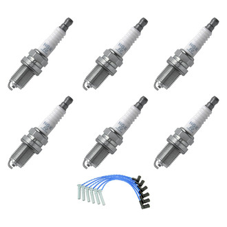 NGK® - Spark Plug Wire and Spark Plug Kit