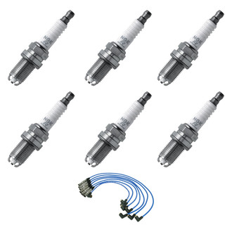 NGK® - Spark Plug Wire and Spark Plug Kit