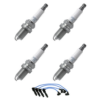 NGK® - Spark Plug Wire and Spark Plug Kit