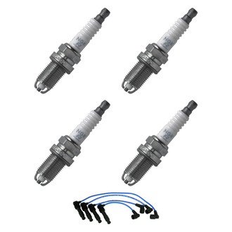 NGK® - Spark Plug Wire and Spark Plug Kit