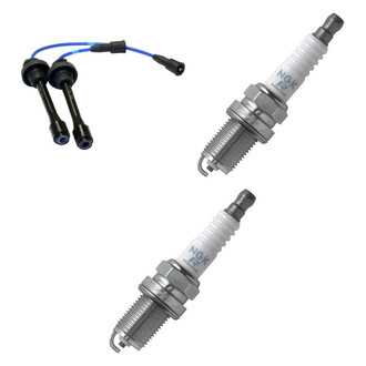 NGK® - Spark Plug Wire and Spark Plug Kit