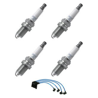 NGK® - Spark Plug Wire and Spark Plug Kit