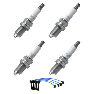 NGK® - Spark Plug Wire and Spark Plug Kit