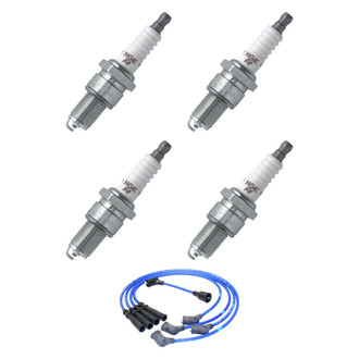 NGK® - Spark Plug Wire and Spark Plug Kit