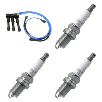 NGK® - Spark Plug Wire and Spark Plug Kit
