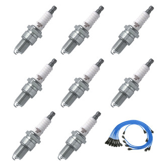 NGK® - Spark Plug Wire and Spark Plug Kit