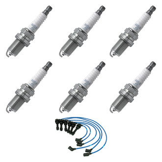 NGK® BNDL-0843-10000259 - Spark Plug Wire and Spark Plug Kit