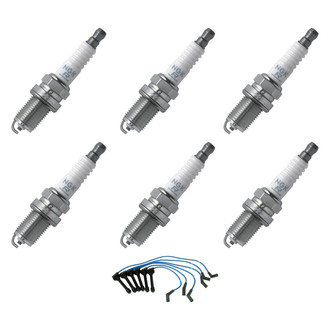 NGK® - Spark Plug Wire and Spark Plug Kit