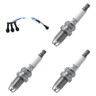 NGK® - Spark Plug Wire and Spark Plug Kit