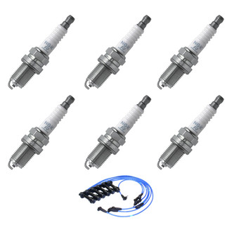 NGK® - Spark Plug Wire and Spark Plug Kit
