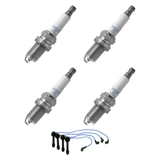 NGK® - Spark Plug Wire and Spark Plug Kit