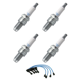 NGK® - Spark Plug Wire and Spark Plug Kit