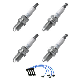 NGK® - Spark Plug Wire and Spark Plug Kit
