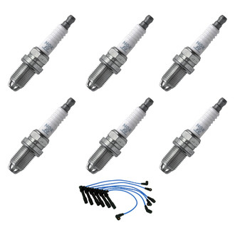 NGK® - Spark Plug Wire and Spark Plug Kit