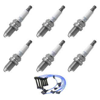 NGK® - Spark Plug Wire and Spark Plug Kit