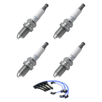 NGK® - Spark Plug Wire and Spark Plug Kit