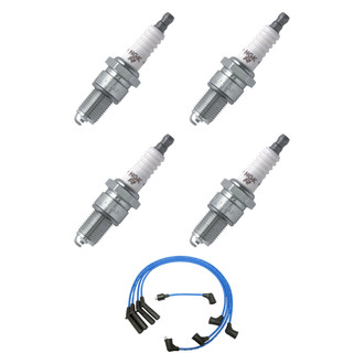 NGK® - Spark Plug Wire and Spark Plug Kit