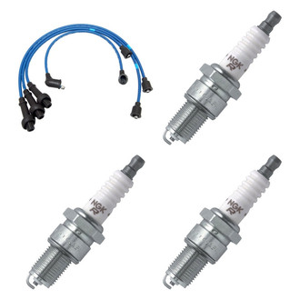 NGK® - Spark Plug Wire and Spark Plug Kit
