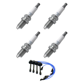 NGK® - Spark Plug Wire and Spark Plug Kit