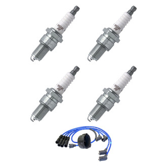 NGK® - Spark Plug Wire and Spark Plug Kit