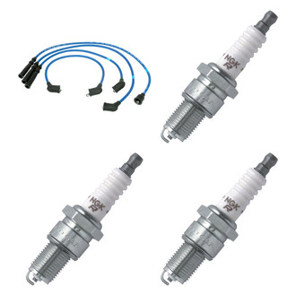 NGK® - Spark Plug Wire and Spark Plug Kit