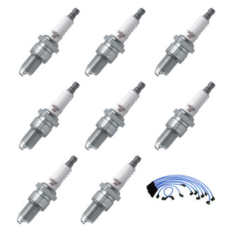 NGK® - Spark Plug Wire and Spark Plug Kit