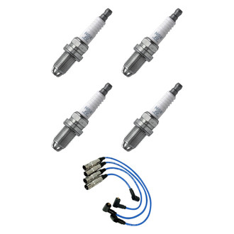 NGK® - Spark Plug Wire and Spark Plug Kit