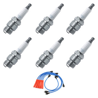 NGK® - Spark Plug Wire and Spark Plug Kit