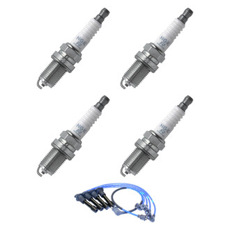 NGK® - Spark Plug Wire and Spark Plug Kit