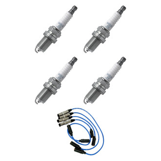 NGK® - Spark Plug Wire and Spark Plug Kit