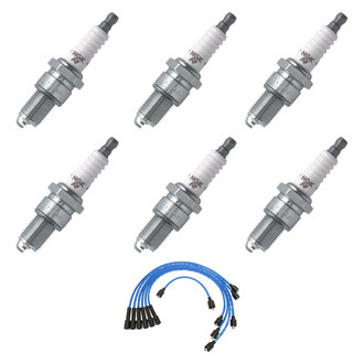 NGK® - Spark Plug Wire and Spark Plug Kit
