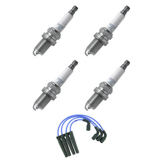 NGK® - Spark Plug Wire and Spark Plug Kit