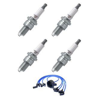 NGK® - Spark Plug Wire and Spark Plug Kit