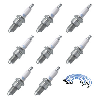 NGK® - Spark Plug Wire and Spark Plug Kit