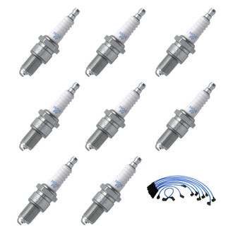 NGK® - Spark Plug Wire and Spark Plug Kit