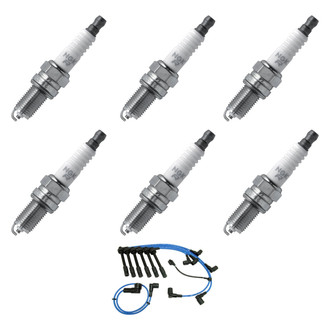 NGK® - Spark Plug Wire and Spark Plug Kit
