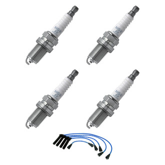 NGK® - Spark Plug Wire and Spark Plug Kit